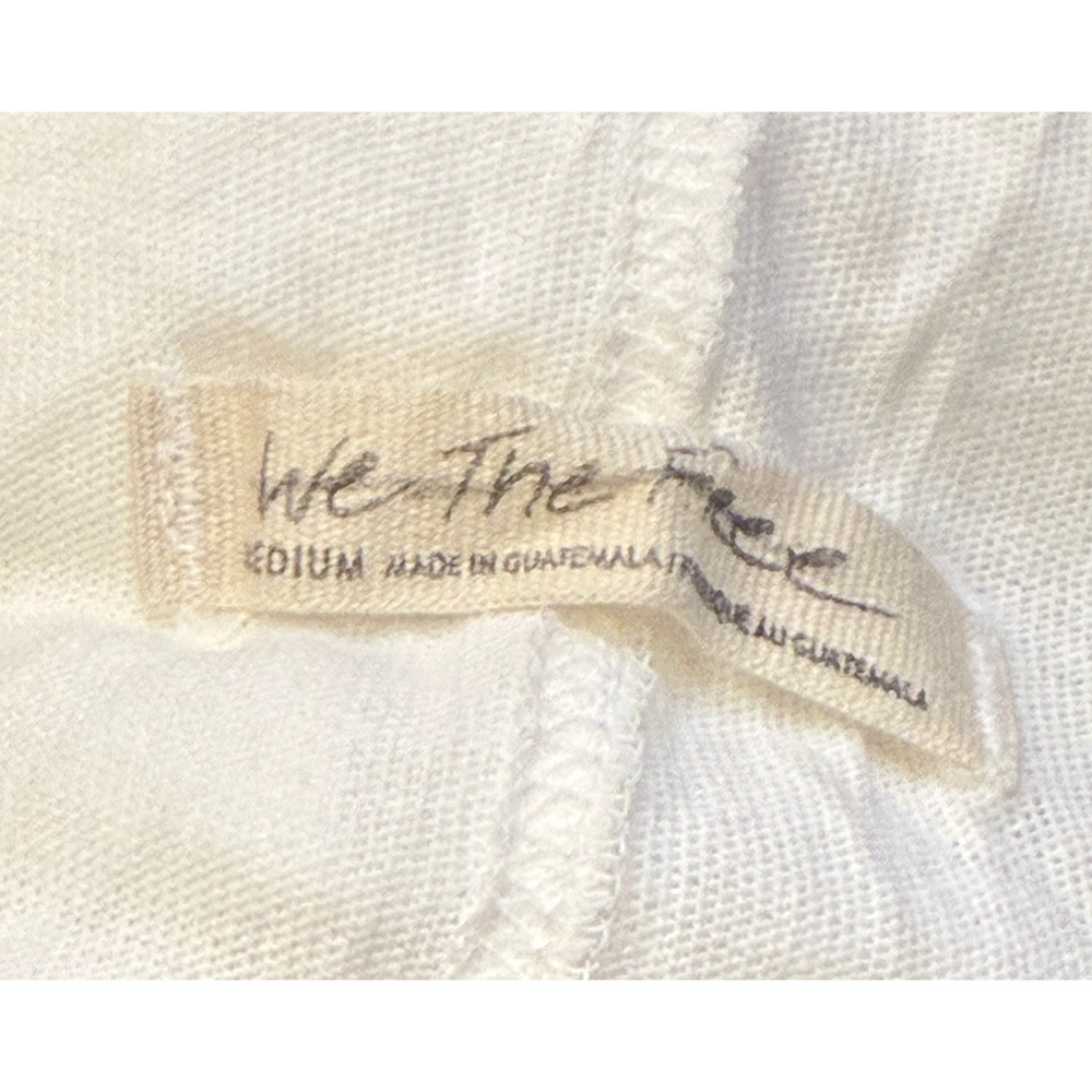 Free People We The Free Care FP Karri Swing Tank Top White Size M NWOT - Picture 6 of 8